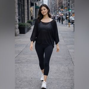 Nation LTD black Long Sleeve Women's Top